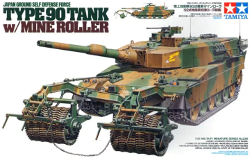 Tamiya maketa-miniatura TANK TIPA 90 Z PROTI MINSKIM VALJEM • maketa-miniatura 1:35 tanki in oklepniki • Level 4