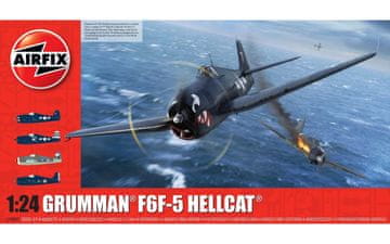Airfix maketa-miniatura Grumman F6F-5 Hellcat • maketa-miniatura 1:24 starodobna letala • Insane