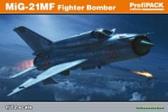 EDUARD maketa-miniatura MiG-21 MF Fighter Bomber • maketa-miniatura 1:72 novodobna letala • Level 3