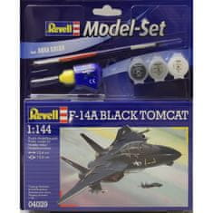 Revell maketa-miniatura F-14A Black Tomcat • maketa-miniatura 1:144 novodobna letala • Level 3