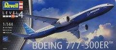 Revell maketa-miniatura Boeing 777-300ER • maketa-miniatura 1:144 civilna letala • Level 4