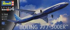 Revell maketa-miniatura Boeing 777-300ER • maketa-miniatura 1:144 civilna letala • Level 4