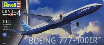 Revell maketa-miniatura Boeing 777-300ER • maketa-miniatura 1:144 civilna letala • Level 4