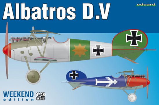 EDUARD maketa-miniatura Albatros D.V • maketa-miniatura 1:48 starodobna letala • Level 3
