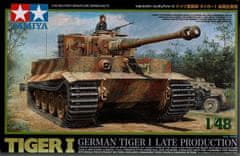 Tamiya maketa-miniatura TIGER I pozni • maketa-miniatura 1:48 tanki in oklepniki • Level 3