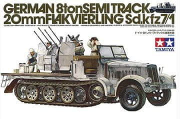 Tamiya maketa-miniatura Nemški 8T HALF TRACK Sd.kfz 7-1 • maketa-miniatura 1:35 tovornjaki • Level 3