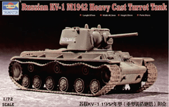 Trumpeter maketa-miniatura KV-1 1942 Heavy Cast Turret • maketa-miniatura 1:72 tanki in oklepniki • Level 3