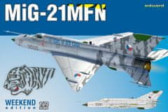 EDUARD maketa-miniatura MiG-21 MFN • maketa-miniatura 1:72 novodobna letala • Level 3