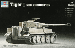 Trumpeter maketa-miniatura Tiger 1 Tank (Mid.) • maketa-miniatura 1:72 tanki in oklepniki • Level 3