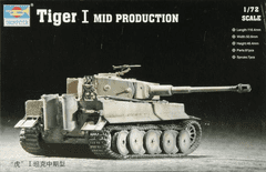 Trumpeter maketa-miniatura Tiger 1 Tank (Mid.) • maketa-miniatura 1:72 tanki in oklepniki • Level 3