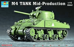 Trumpeter maketa-miniatura M4 (Mid) Tank • maketa-miniatura 1:72 tanki in oklepniki • Level 3