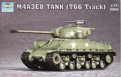 Trumpeter maketa-miniatura M4A3E8 Tank (T66 Track) • maketa-miniatura 1:72 tanki in oklepniki • Level 3