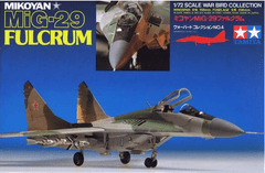 Tamiya maketa-miniatura Mikoyan MiG-29 Fulcrum • maketa-miniatura 1:72 novodobna letala • Level 3