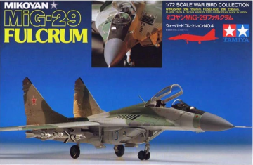 Tamiya maketa-miniatura Mikoyan MiG-29 Fulcrum • maketa-miniatura 1:72 novodobna letala • Level 3