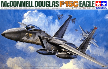 Tamiya maketa-miniatura McDonnell Douglas F-15C EAGLE • maketa-miniatura 1:48 novodobna letala • Level 4