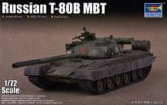 Trumpeter maketa-miniatura Russian T-80B MBT • maketa-miniatura 1:72 tanki in oklepniki • Level 3