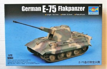 Trumpeter maketa-miniatura German E-75 Flakpanzer • maketa-miniatura 1:72 tanki in oklepniki • Level 3