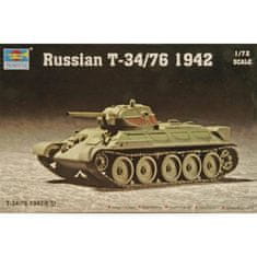 Trumpeter maketa-miniatura Russian T-34-76 1942 • maketa-miniatura 1:72 tanki in oklepniki • Level 3