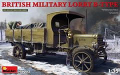 MiniArt maketa-miniatura Britanski vojaški tovornjak tipa B • maketa-miniatura 1:35 tanki in oklepniki • Level 4