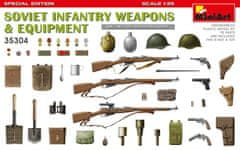 MiniArt maketa-miniatura Orožje in oprema sovjetske pehote • maketa-miniatura 1:35 diorame • Level 3