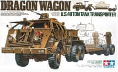 Tamiya maketa-miniatura Dragon Wagon ameriški 40-tonski transporter tankov • maketa-miniatura 1:35 tovornjaki • Level 4