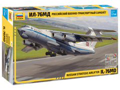Zvezda maketa-miniatura Ilyushin IL-76 MD • maketa-miniatura 1:144 novodobna letala • Level 3