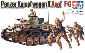 Tamiya maketa-miniatura Panzer Kampfwagen II Ausf. F-G • maketa-miniatura 1:35 tanki in oklepniki • Level 3