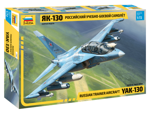 Zvezda maketa-miniatura Yakovlev Yak-130 • maketa-miniatura 1:72 novodobna letala • Level 3