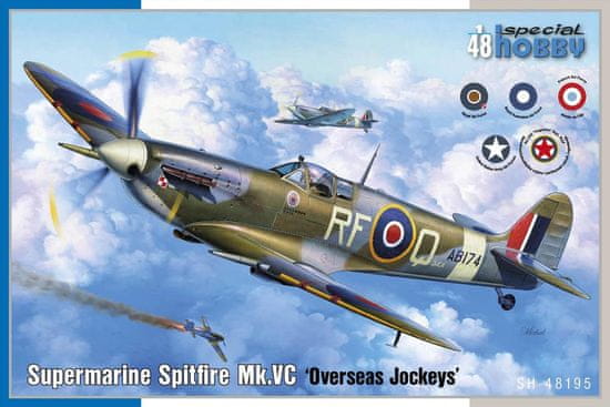 Special Hobby maketa-miniatura Supermarine Spitfire Mk.Vc 'Overseas Jockeys' • maketa-miniatura 1:48 starodobna letala • Level 3