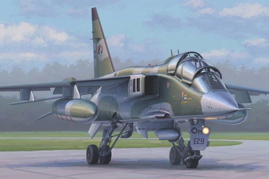 Hobbyboss maketa-miniatura French Jaguar E trainer • maketa-miniatura 1:72 novodobna letala • Level 3