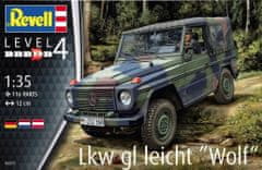 Revell maketa-miniatura Lkw gl leicht "Wolf" • maketa-miniatura 1:35 vojaška vozila • Level 3