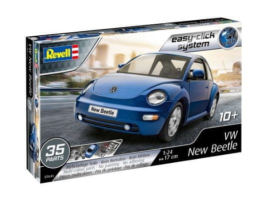 Revell maketa-miniatura New VW Beetle • maketa-miniatura 1:24 novodobni avtomobili • Level 2