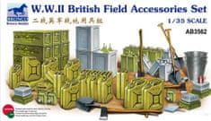 BRONCO maketa-miniatura WW. II. British Field Accessories Set • maketa-miniatura 1:35 diorame • Level 3