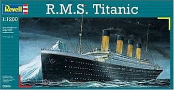 Revell maketa-miniatura R.M.S. Titanic • maketa-miniatura 1:1200 potniške ladje • Level 3