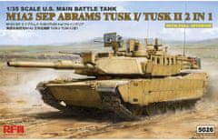 RFM maketa-miniatura M1A2 SEP Abrams TUSK I -TUSK II with full interior • maketa-miniatura 1:35 tanki in oklepniki • Insane