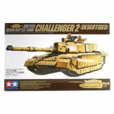 Tamiya maketa-miniatura Britanski GBT Challenger 2 - puščava • maketa-miniatura 1:35 tanki in oklepniki • Level 4