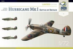 ARMA Hobby maketa-miniatura Omejena izdaja Hurricane Mk.I Battle of Britain • maketa-miniatura 1:72 starodobna letala • Level 3