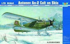 Trumpeter maketa-miniatura Antonov An-2 Colt na smučeh • maketa-miniatura 1:72 starodobna letala • Level 3