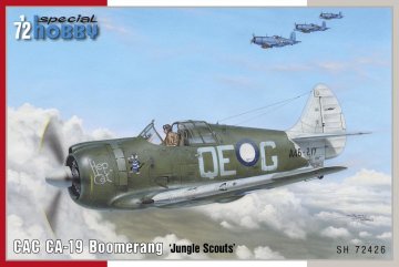 Special Hobby maketa-miniatura CAC CA-19 Boomerang ‘Jungle Scouts’ • maketa-miniatura 1:72 starodobna letala • Level 3