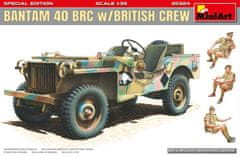 MiniArt maketa-miniatura Bantam 40 BRC z britansko posadko POSEBNA IZDAJA • maketa-miniatura 1:35 vojaška vozila • Level 4