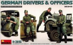 MiniArt maketa-miniatura Nemški vozniki in častniki • maketa-miniatura 1:35 figure • Level 2