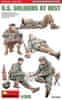 maketa-miniatura Ameriški vojaki na počitku (POSEBNA IZDAJA) • maketa-miniatura 1:35 figure • Level 2