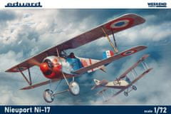 EDUARD maketa-miniatura Nieuport Ni-17 • maketa-miniatura 1:72 starodobna letala • Level 3
