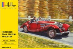 Heller maketa-miniatura 500 K SPECIAL ROADSTER • maketa-miniatura 1:24 starodobni avtomobili • Level 3