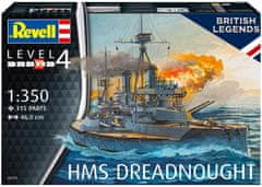 Revell maketa-miniatura HMS Dreadnought • maketa-miniatura 1:350 bojne ladje • Level 4