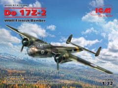 ICM maketa-miniatura Do 17Z-2, finski bombnik iz druge svetovne vojne • maketa-miniatura 1:72 starodobna letala • Level 4