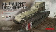 Meng maketa-miniatura Mk.A Whippet Britanski srednjetežki tank • maketa-miniatura 1:35 tanki in oklepniki • Level 4