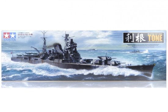 Tamiya maketa-miniatura IJN težka križarka TONE • maketa-miniatura 1:350 bojne ladje • Level 4