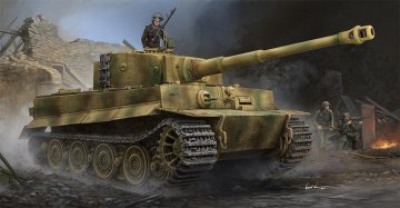 Trumpeter maketa-miniatura Tiger I (Late Production) w-Zimmerit (Pz.Kpfw.VI Ausf.E Sd.Kfz.181) • maketa-miniatura 1:35 tanki in oklepniki • Level 4