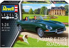 Revell maketa-miniatura Jaguar E-Type Roadster • maketa-miniatura 1:24 starodobni avtomobili • Level 3